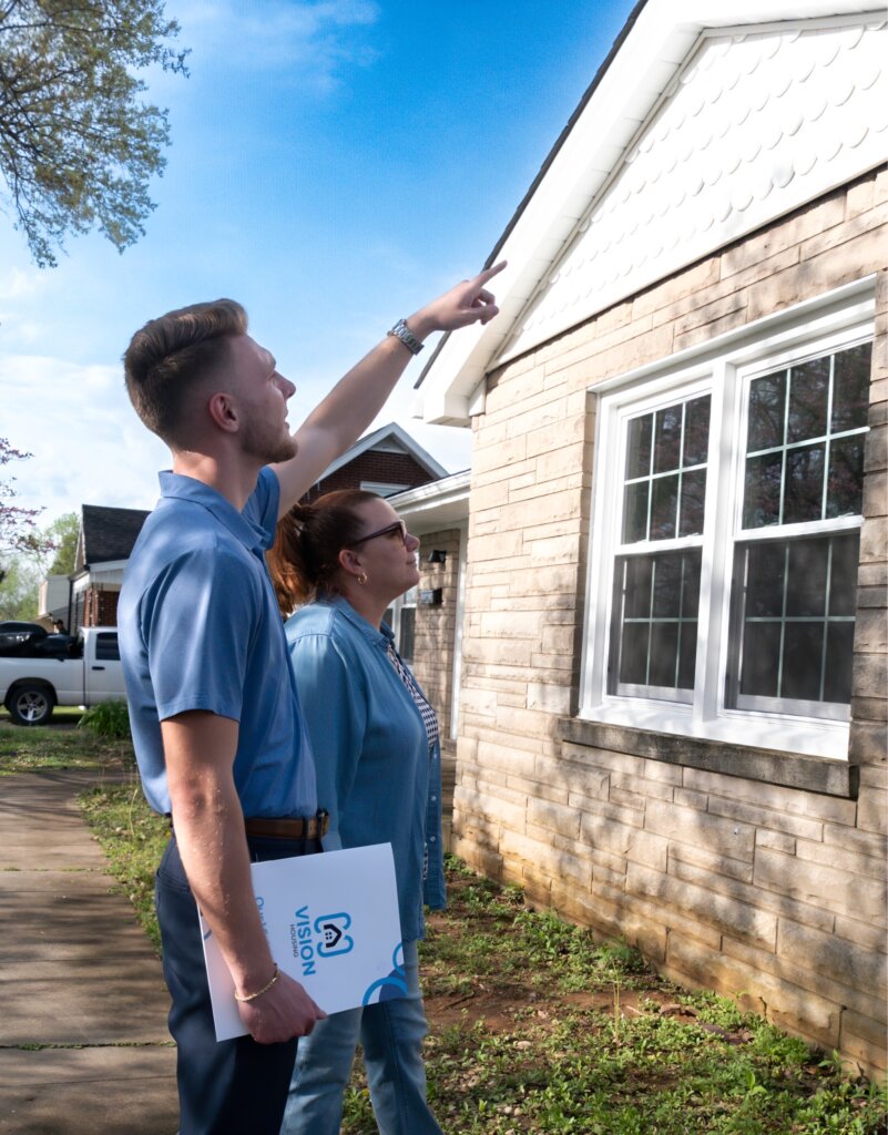 Vision Housing Acquisitions inspecting a house