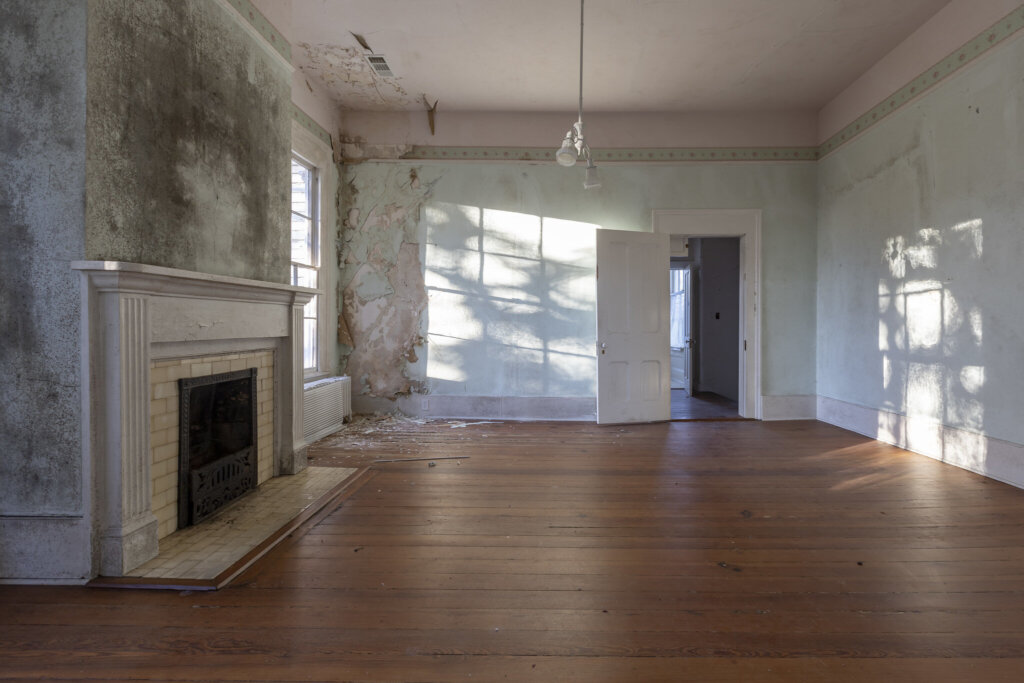 Vacant distressed house in Knoxville, TN needing repairs before sale