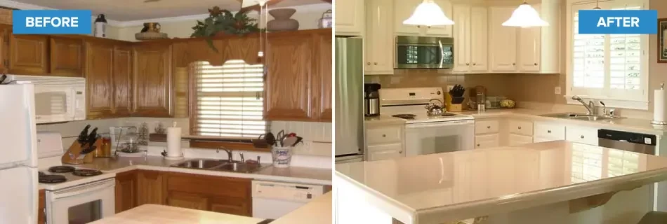 Before & After image