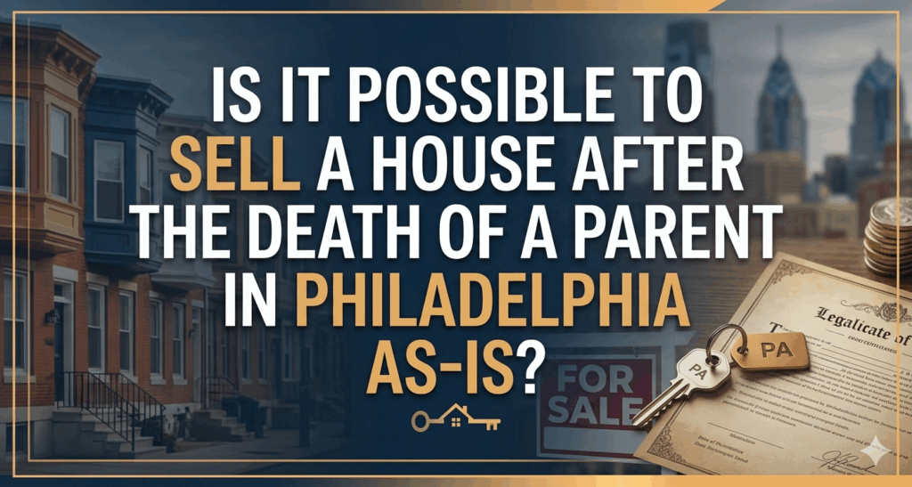 sell a house after a parent the death in Philadelphia