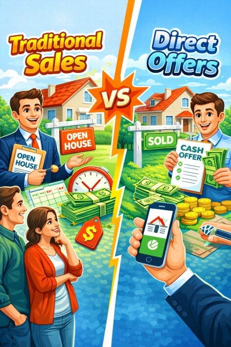 Comparing Traditional Sales vs Direct Offers