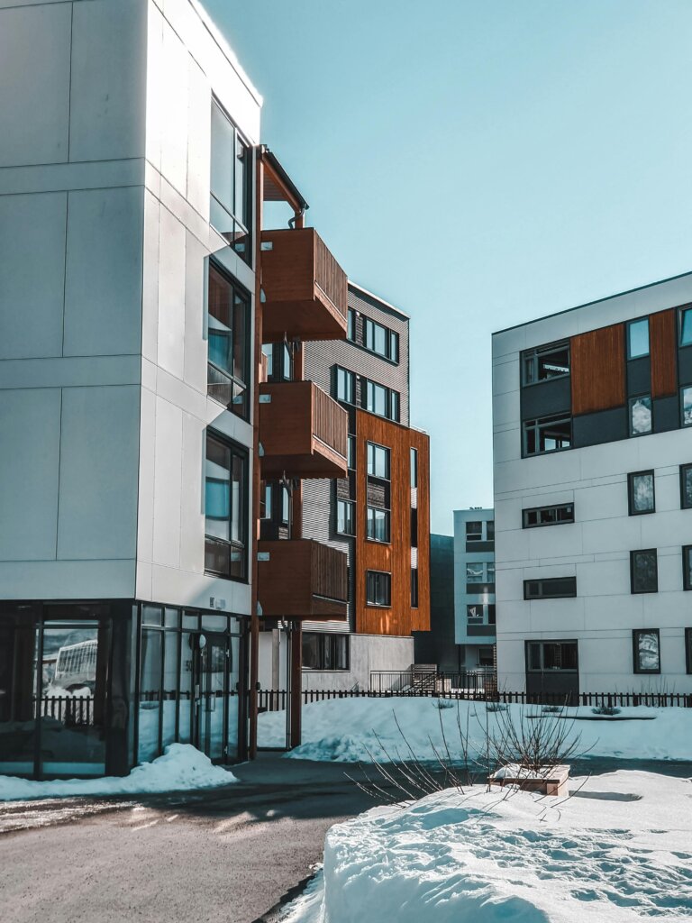 Apartment buildings representing investment properties in Minneapolis, MN