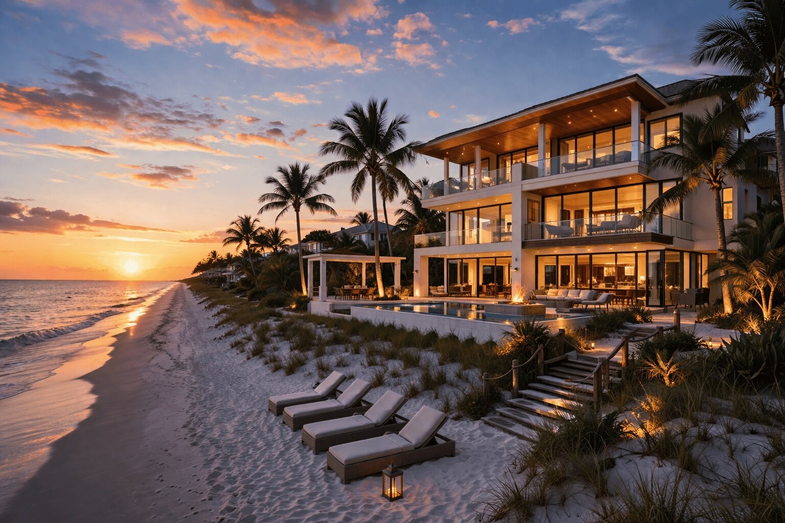 Luxury waterfront home for sale in Southwest Florida on the Gulf Coast