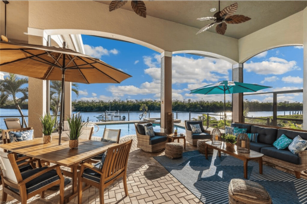 Fort Myers waterfront home with outdoor living space that sold for $2.5 million