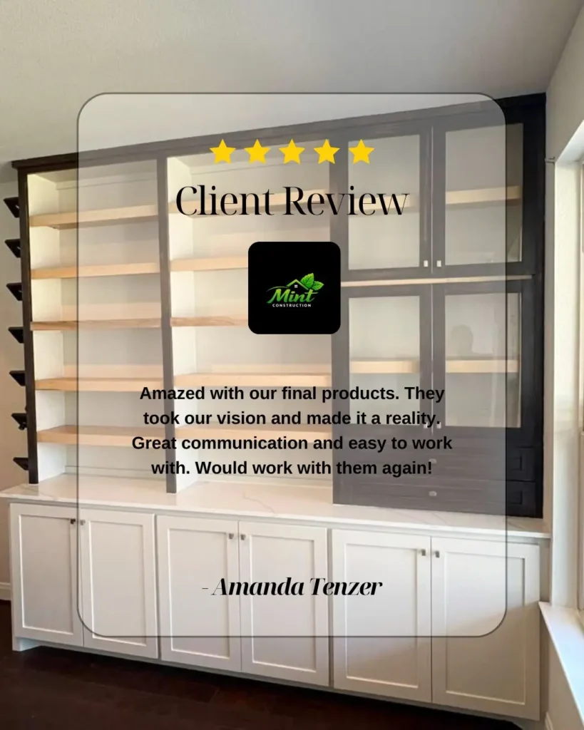 custom cabinets for home remodel in Texas