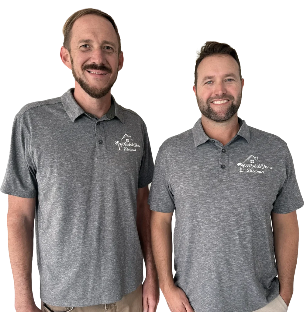 Jeff and Mike with Mobile Home Dreamin