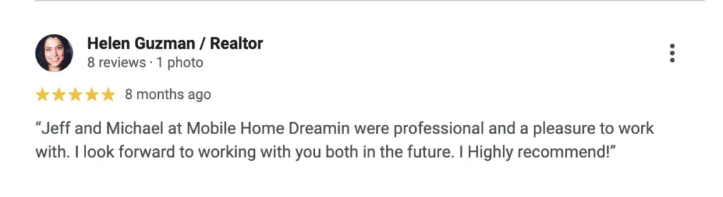 5 Star Review from Helen