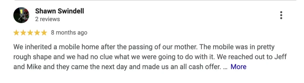 5 Star Review from Shawn