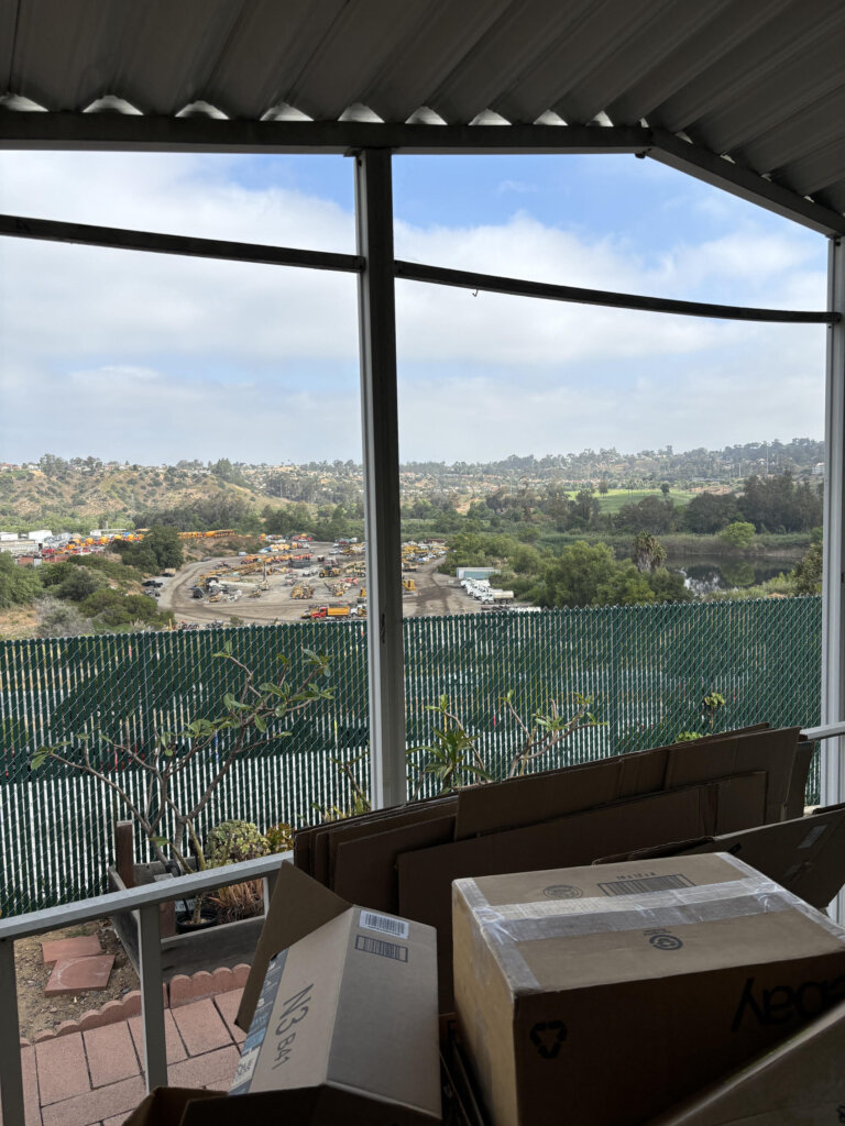 View from our mobile home project at The Cliffs in San Diego.