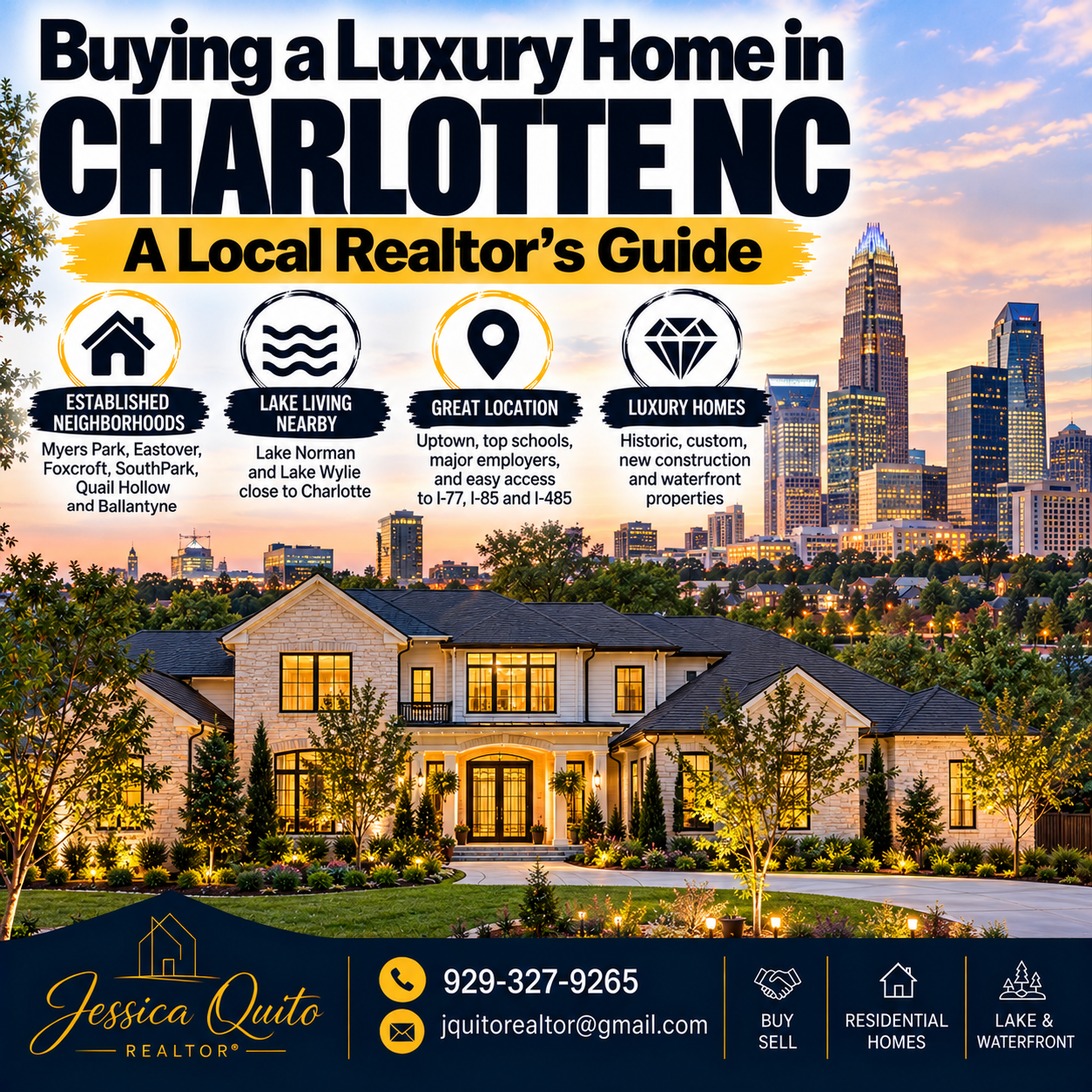 Buying a Luxury Home in Charlotte NC: A Local Realtor's Guide