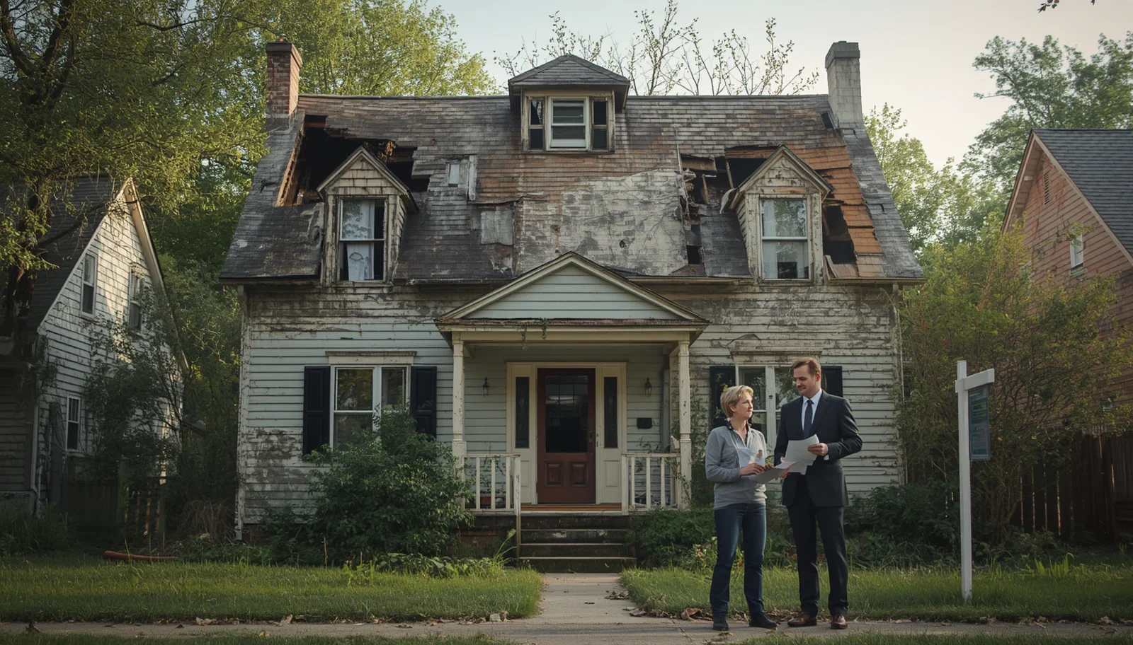 House Needs Major Repairs