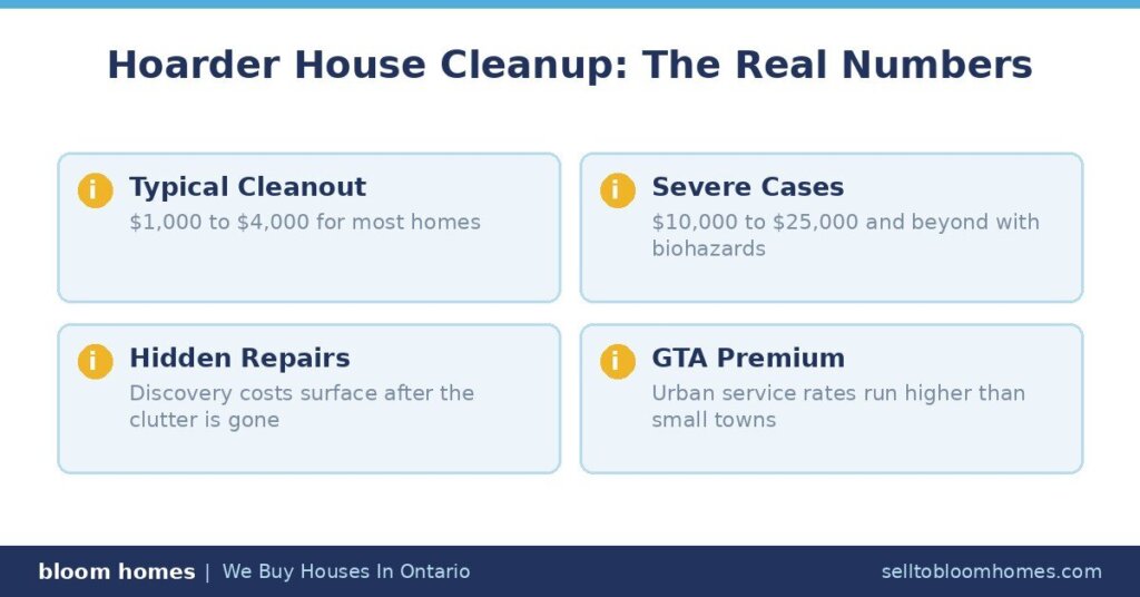 Hoarder House Cleanup Costs in Ontario