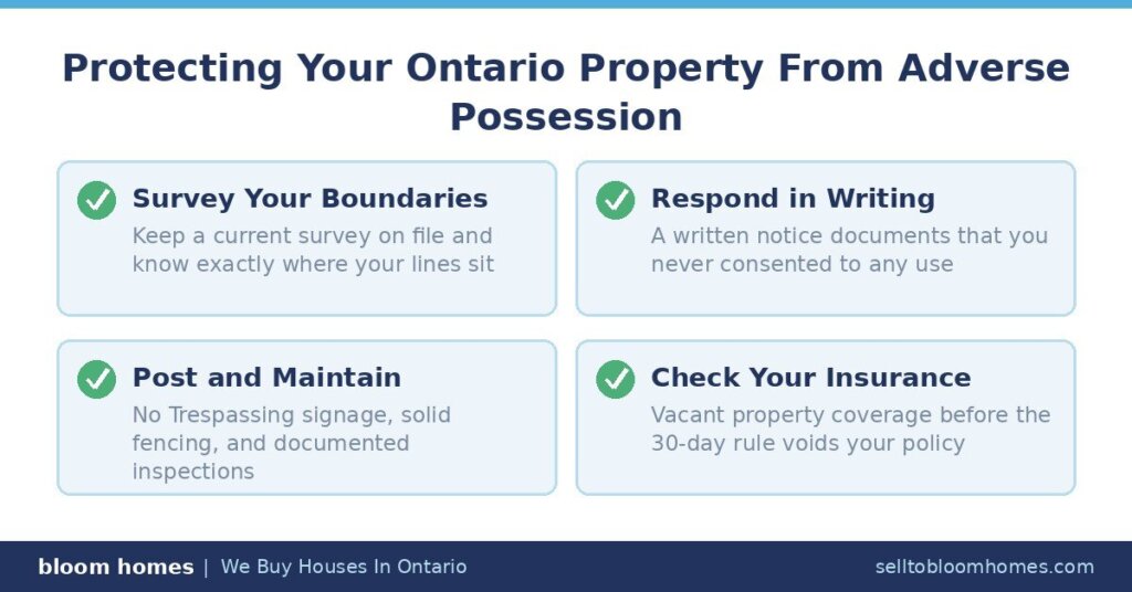 How to Protect Your Property From Adverse Possession in Ontario