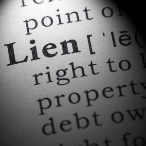 Ontario homeowner reviewing a lien registered on the property title