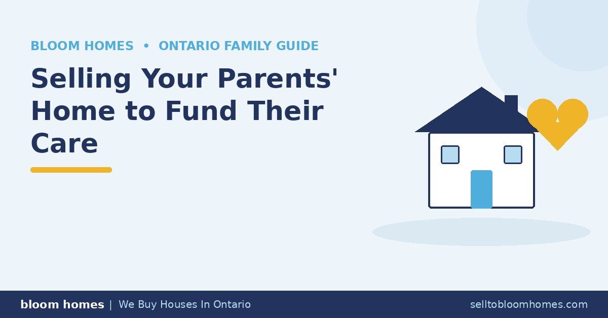 Selling Your Parents’ Home in Ontario to Fund Their Long-term Care
