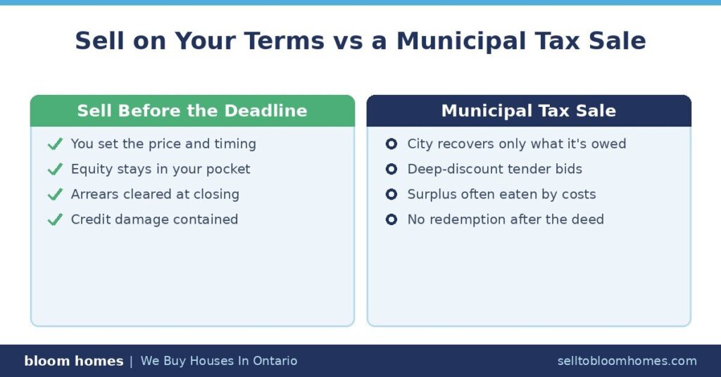 Selling vs Tax Sale in Ontario