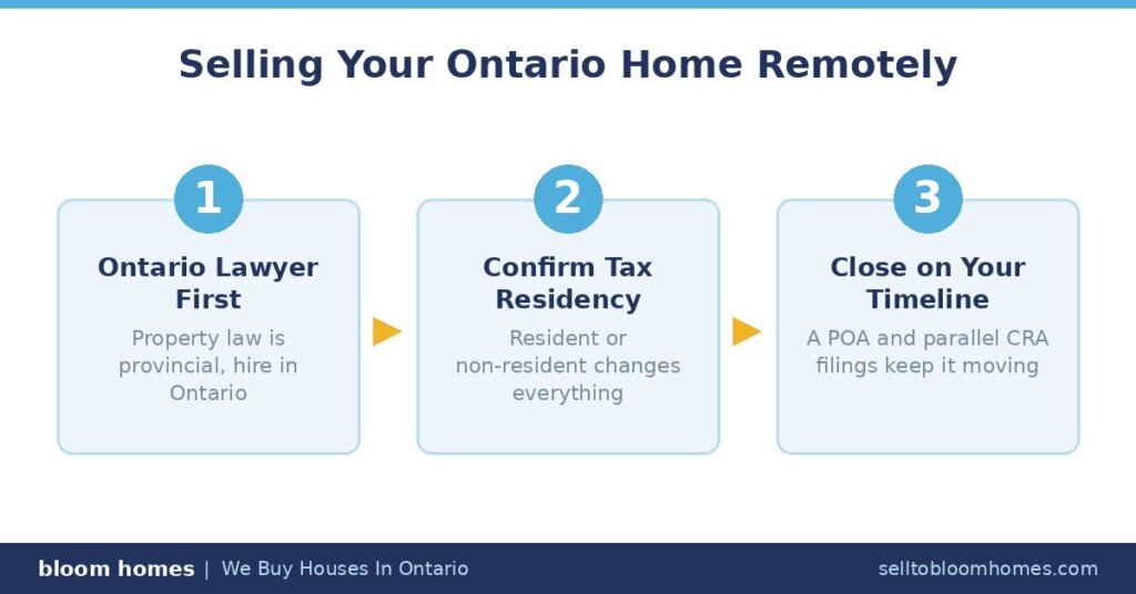 Steps to Sell Your Ontario Home Remotely