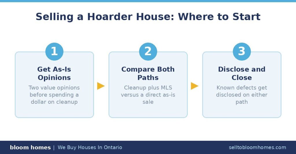Steps to Sell a Hoarder House in Ontario