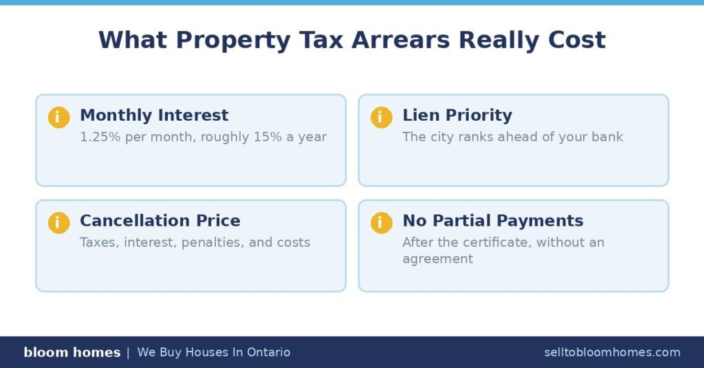 What Property Tax Arrears Cost in Ontario
