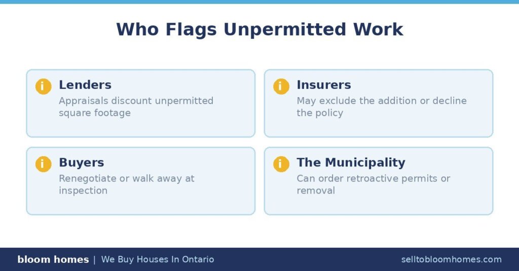 Who Flags Unpermitted Work in Ontario