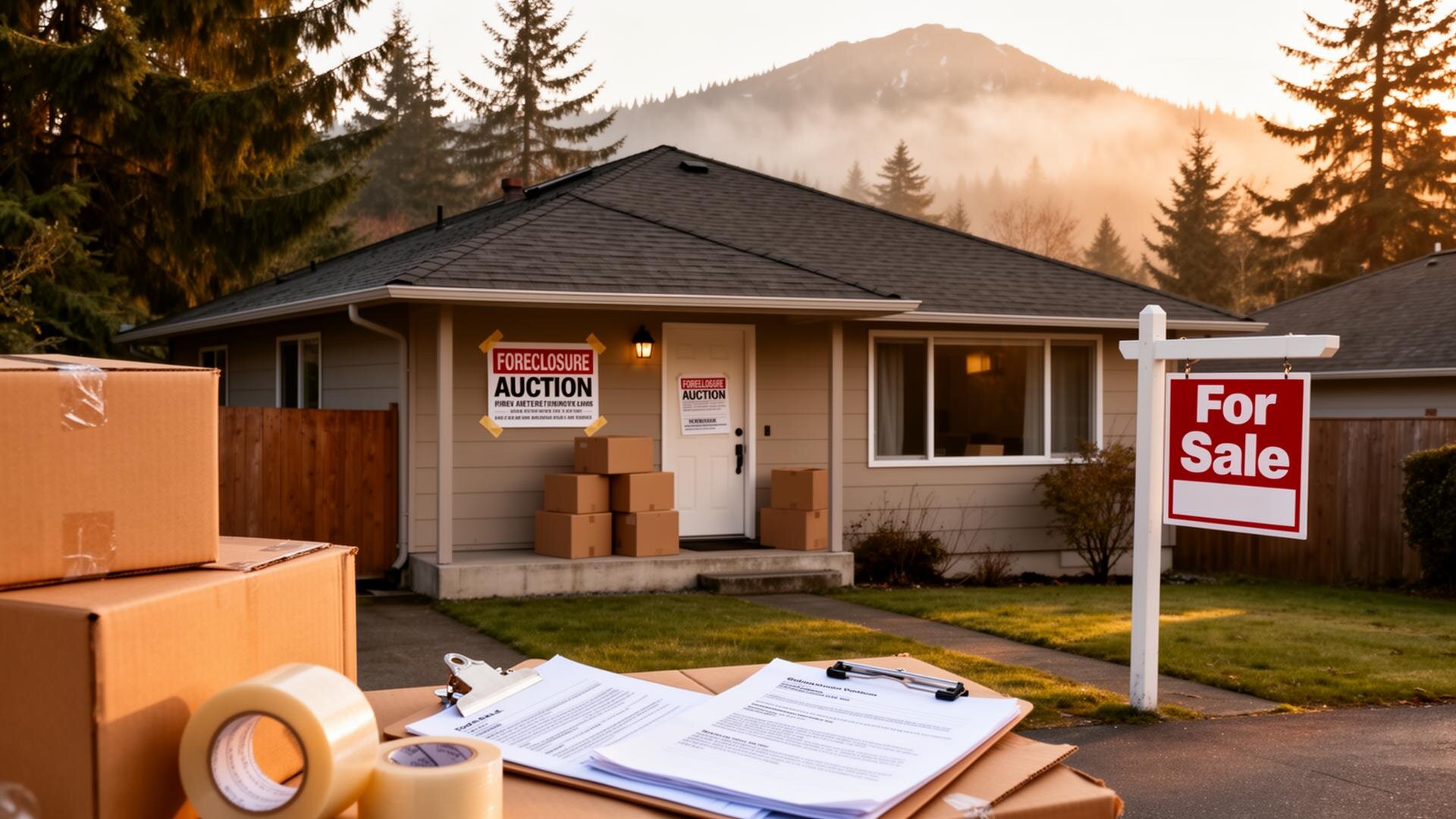 Move Out After Foreclosure Auction Washington: Timeline Guide