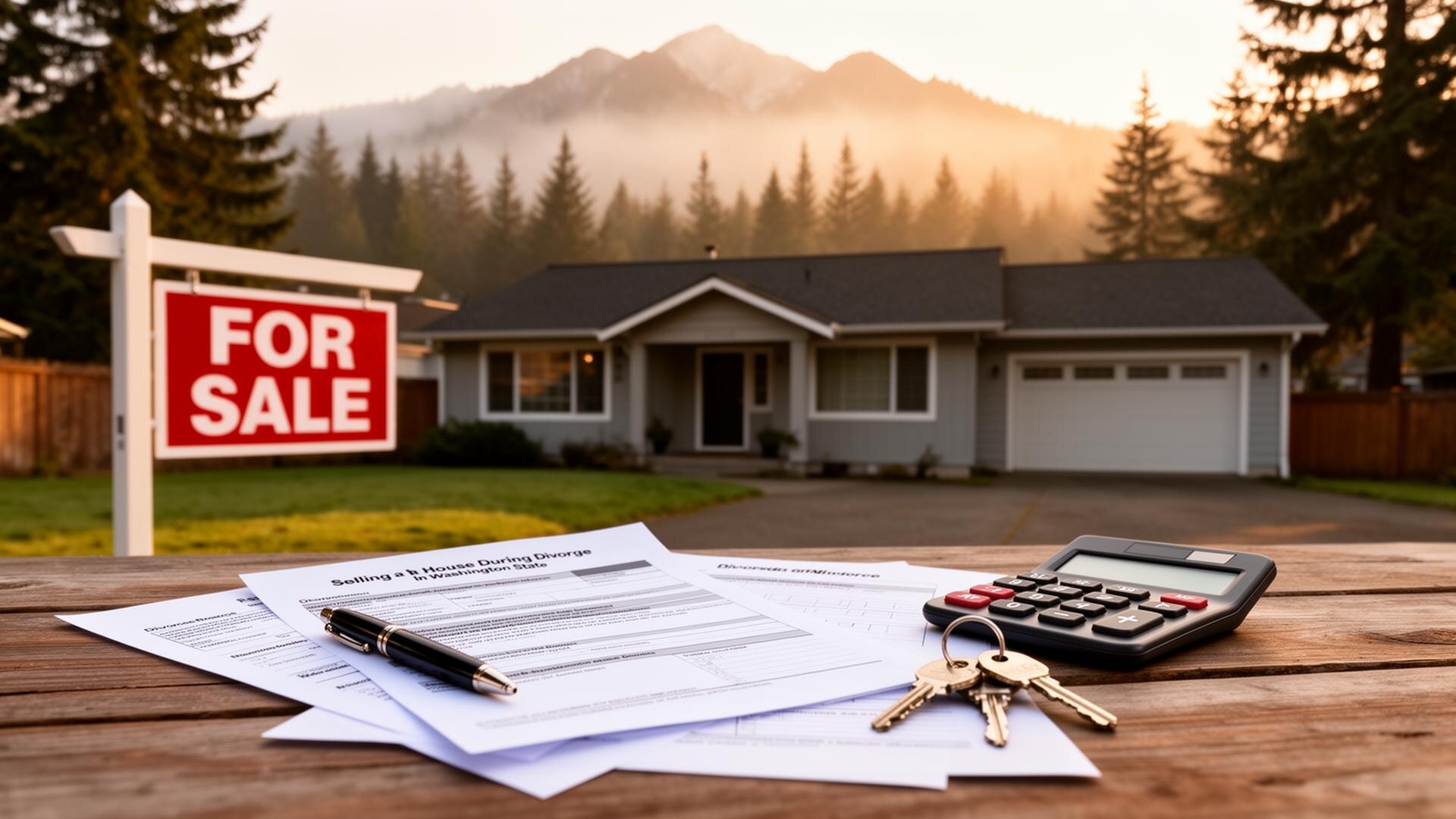 Selling a House During Divorce in Washington State (Fast Options Explained)