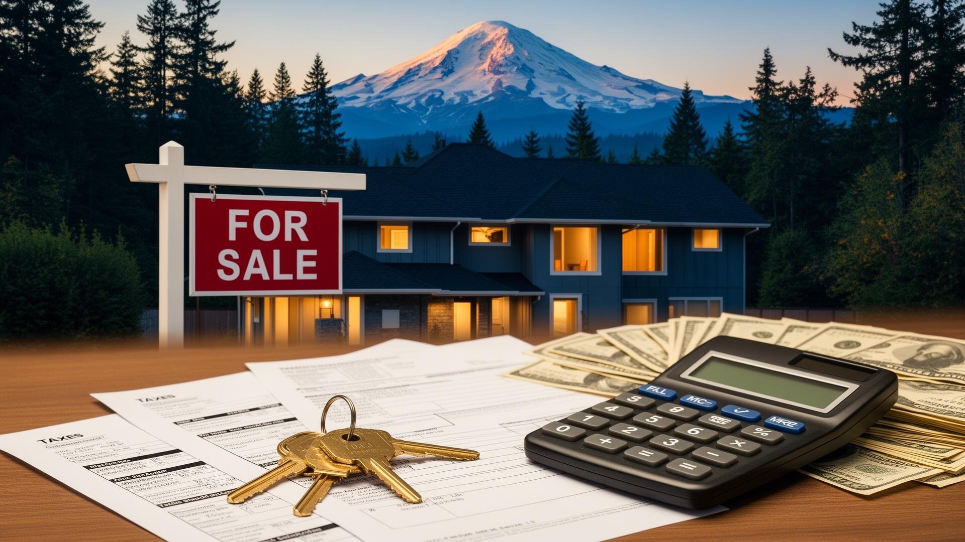Taxes When Selling a House in Washington State (REET & Capital Gains Guide)