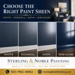 How to Choose the Right Paint Sheen for Every Room | Sterling Noble Painting