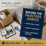 How to Prepare Your Home for Professional Painters | Sterling Noble Painting