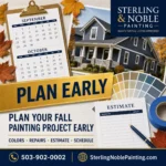 Plan Fall Exterior Painting Before Oregon Rain Returns | Sterling Noble Painting