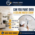 Can You Paint Over Water Stains on a Ceiling? - Sterling Noble Painting