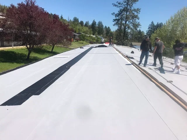 membrane commercial roof replacement rosebuerg