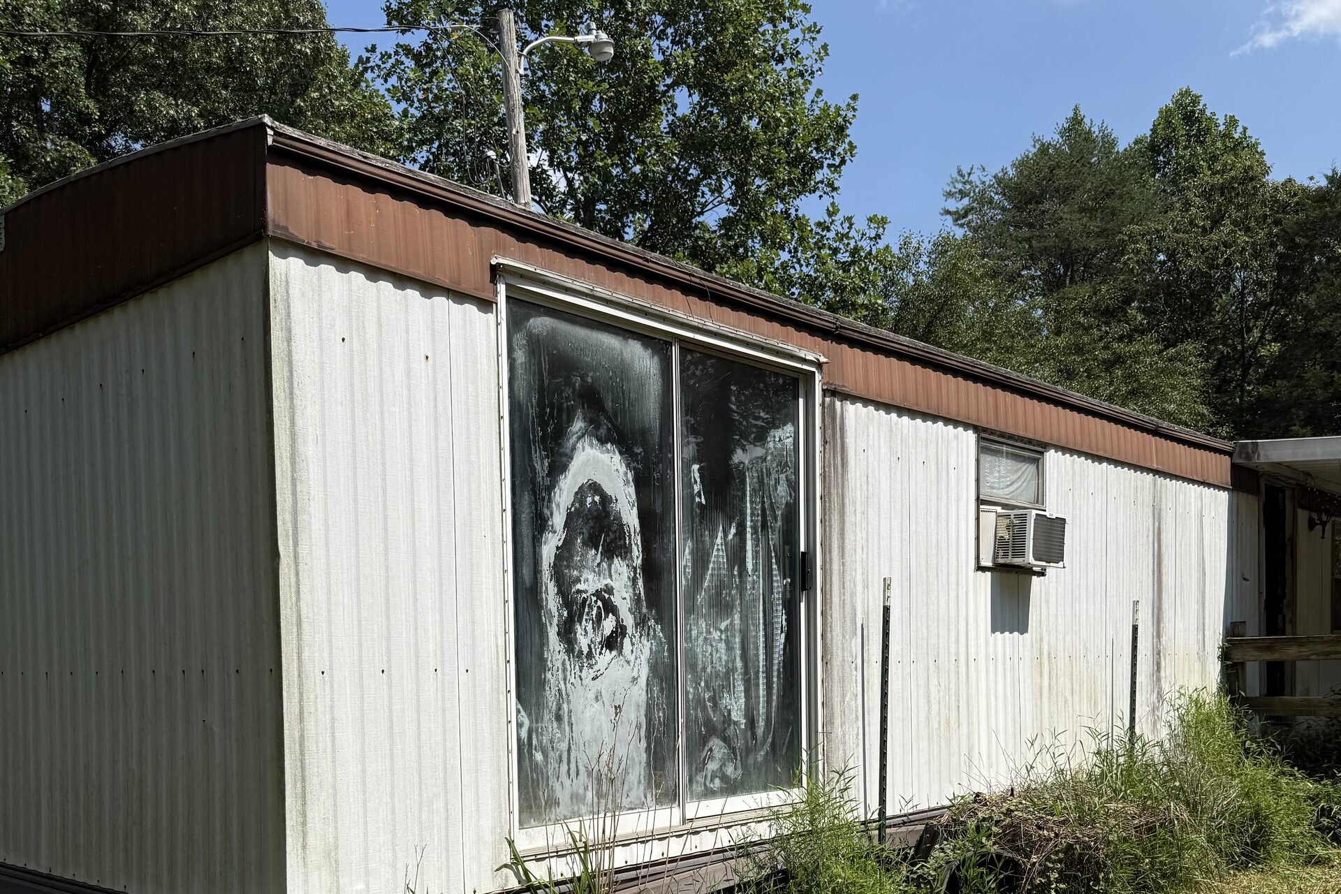 Weathered single-wide in Borden, Indiana under contract with no repairs required