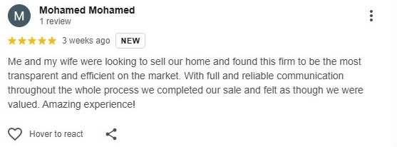 5-star Google review from a Saskatoon area homeowner who sold their house for cash to SellHouseCashSask