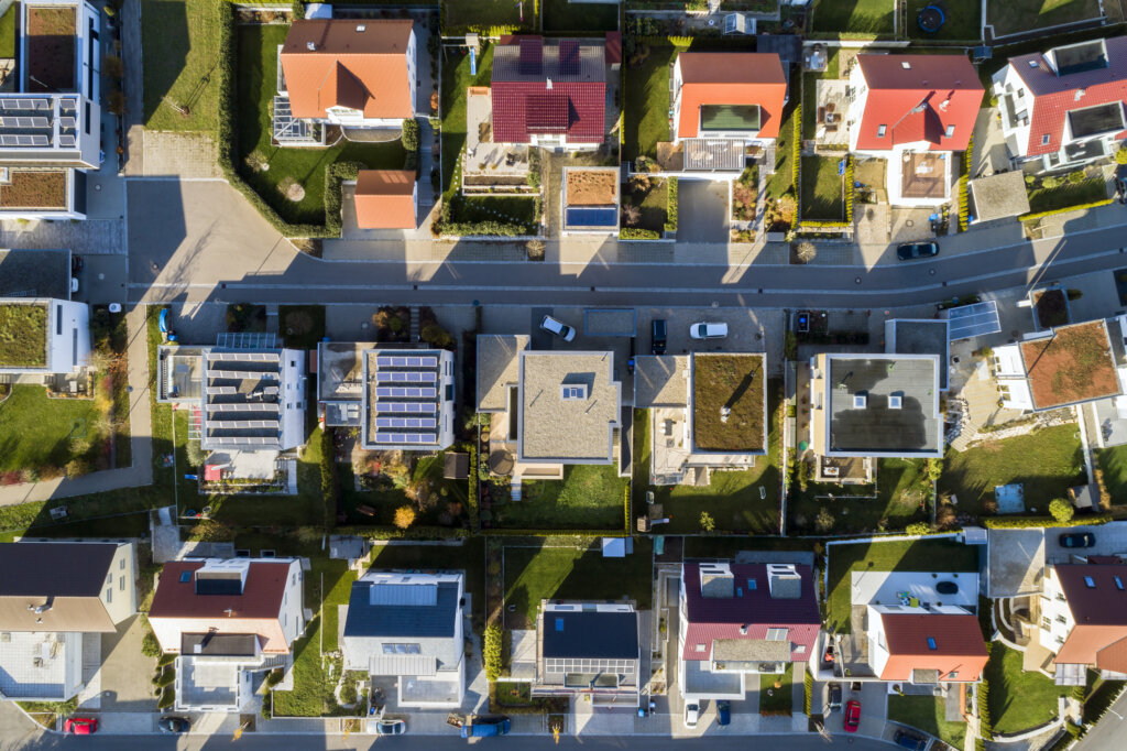 Neighborhood Aerial view