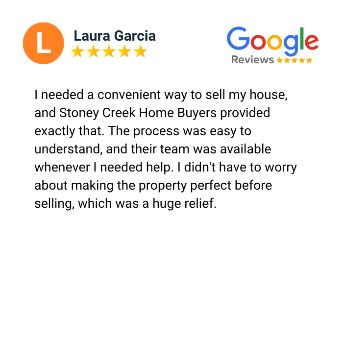 Cash home buyer in Michigan, Google review for Stoney Creek Home Buyers