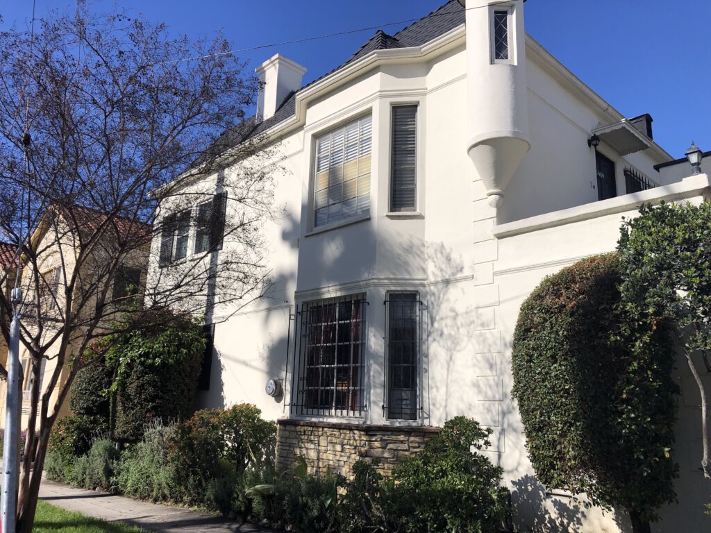 White two-story home in the San Gabriel Valley