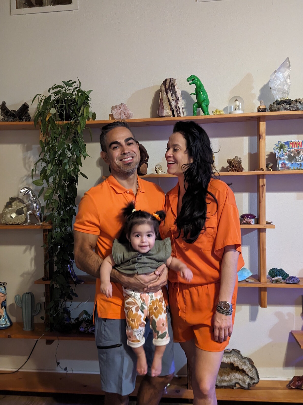 Henry Gonzalez with his family