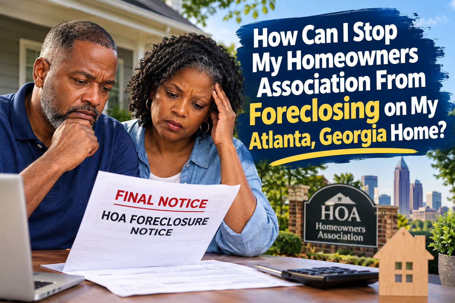 How Can I Stop My Homeowners Association From Foreclosing on My Atlanta, Georgia Home
