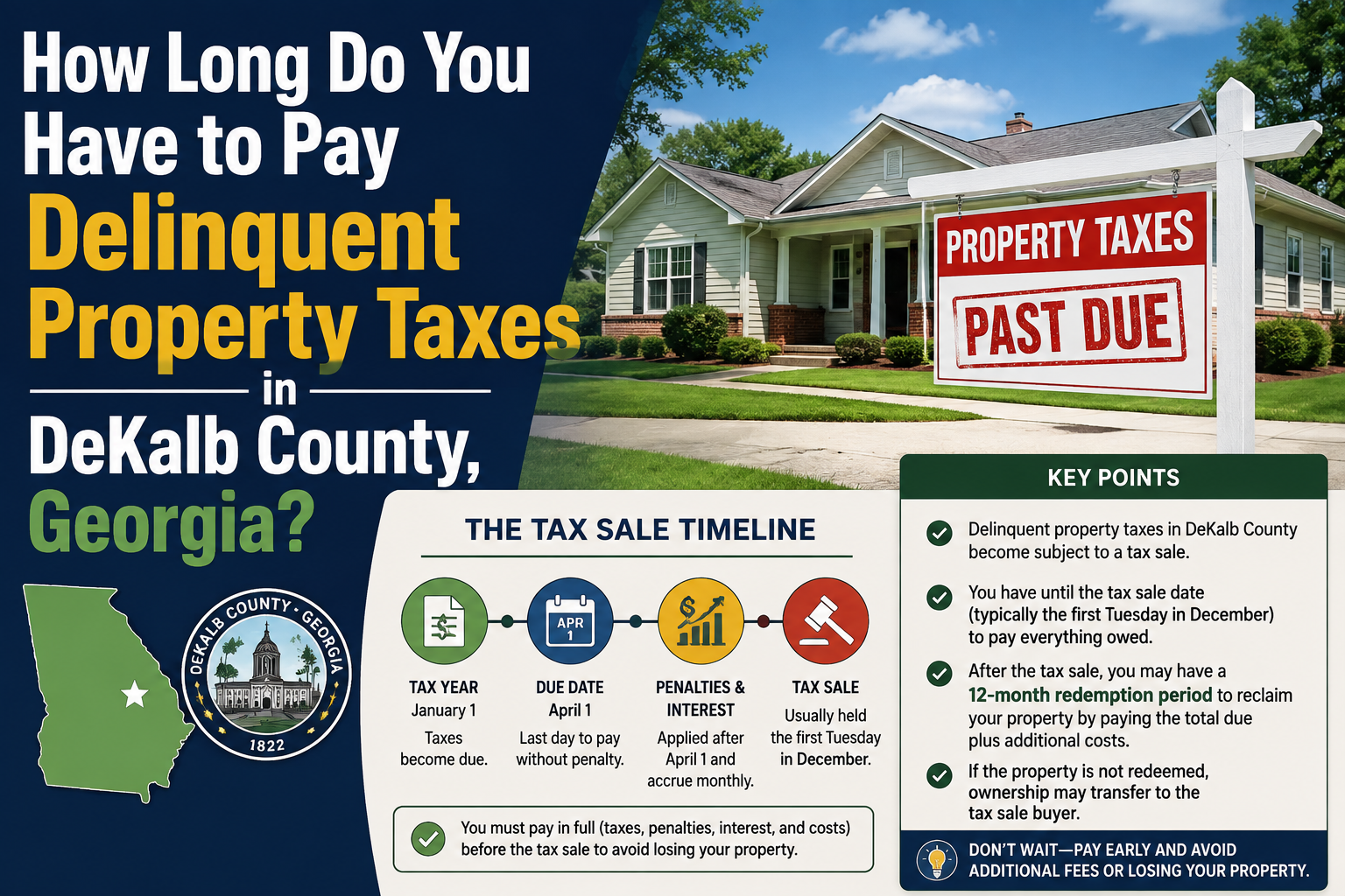 How Long Do You Have to Pay Delinquent Property Taxes