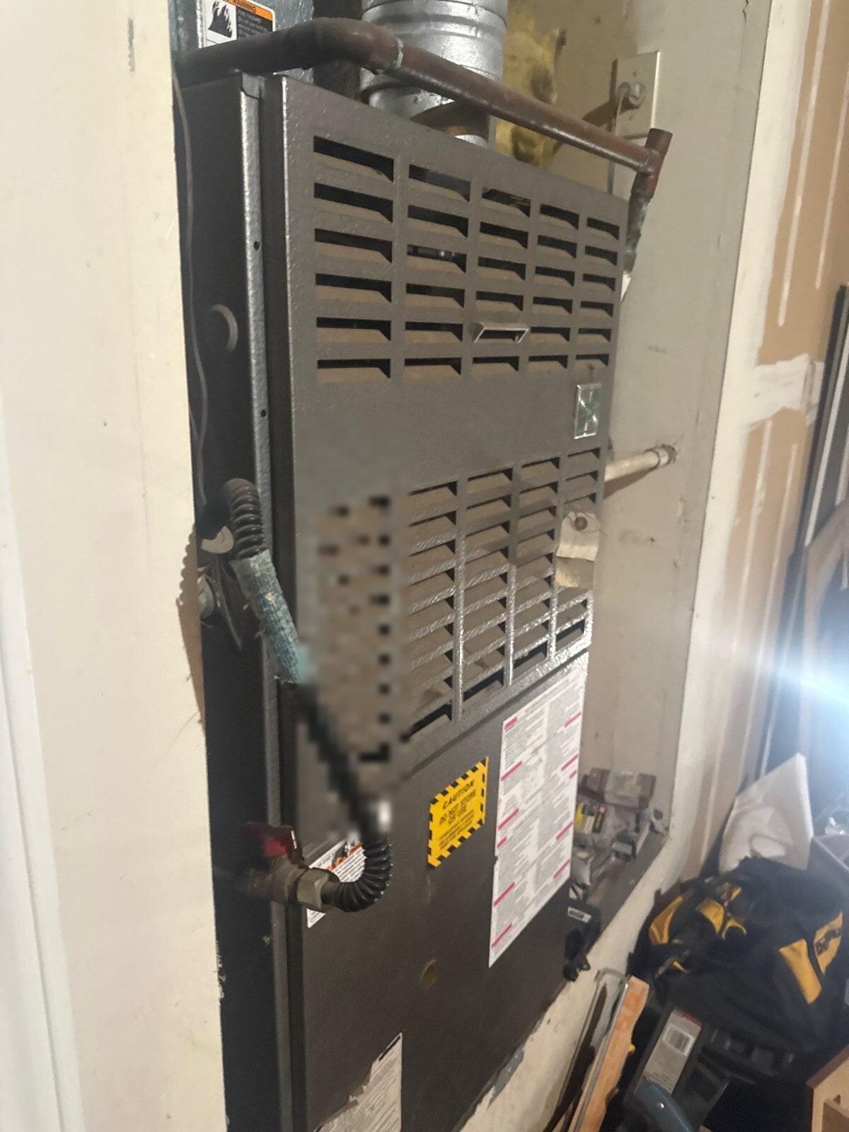 Aging furnace at a Salida house we bought as-is