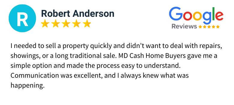 Buy House For Cash Maryland
