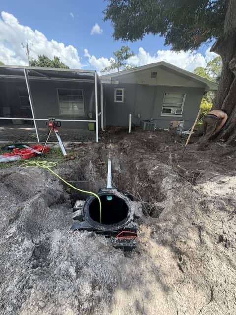 septic drain field install cape coral