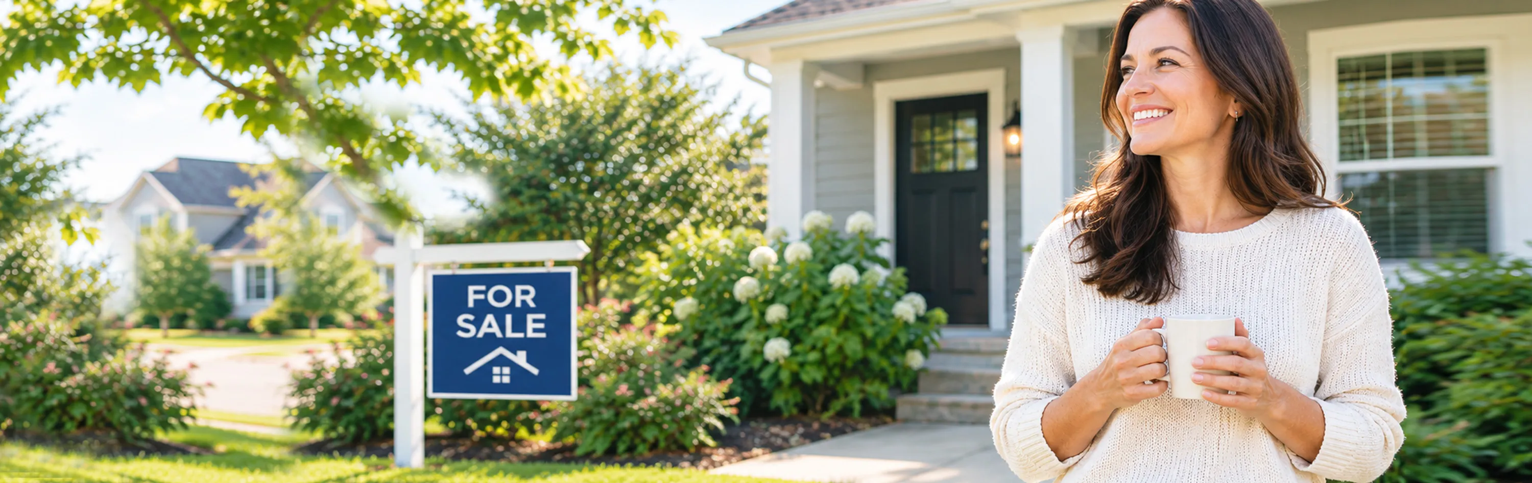 Homeowner discussing a home sale
