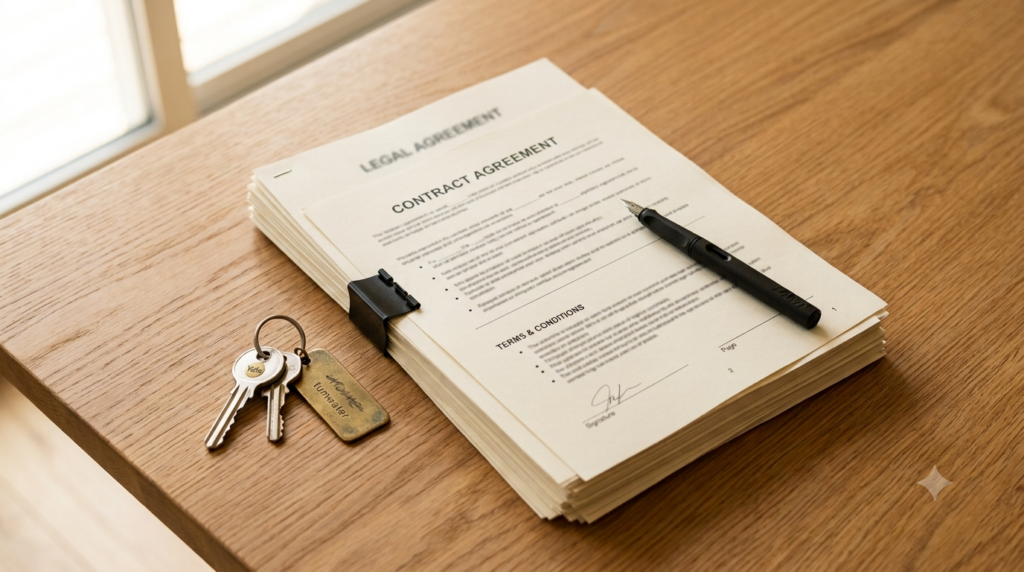Lease option agreement with locked purchase price