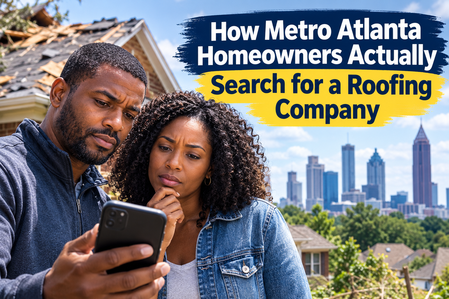 How Metro Atlanta Homeowners Actually Search for a Roofing Company