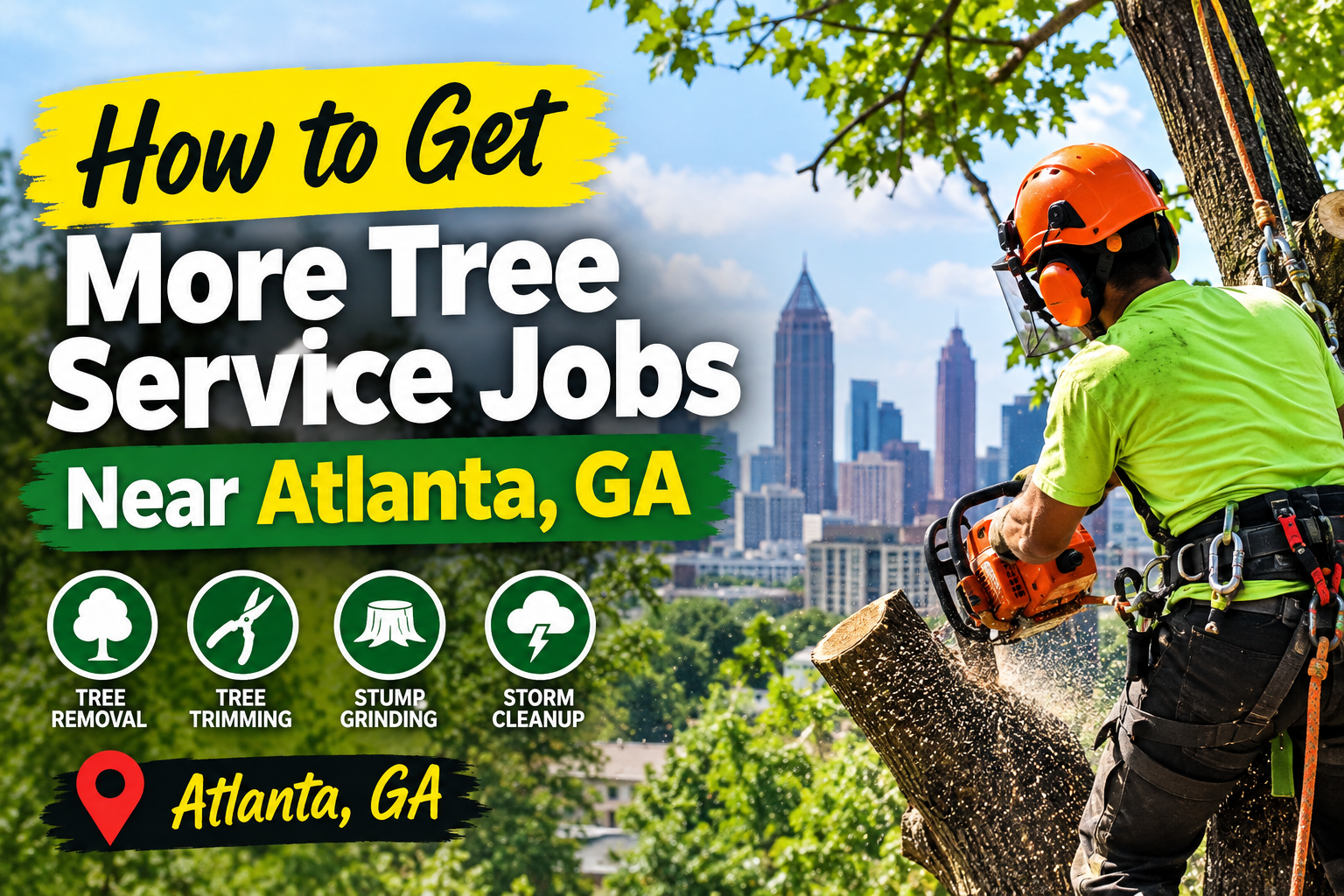 How to Get More Tree Service Jobs Near Atlanta, GA
