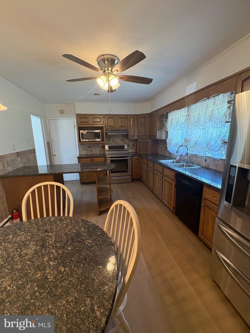 Dining area and kitchen at 1215 Milltown Road