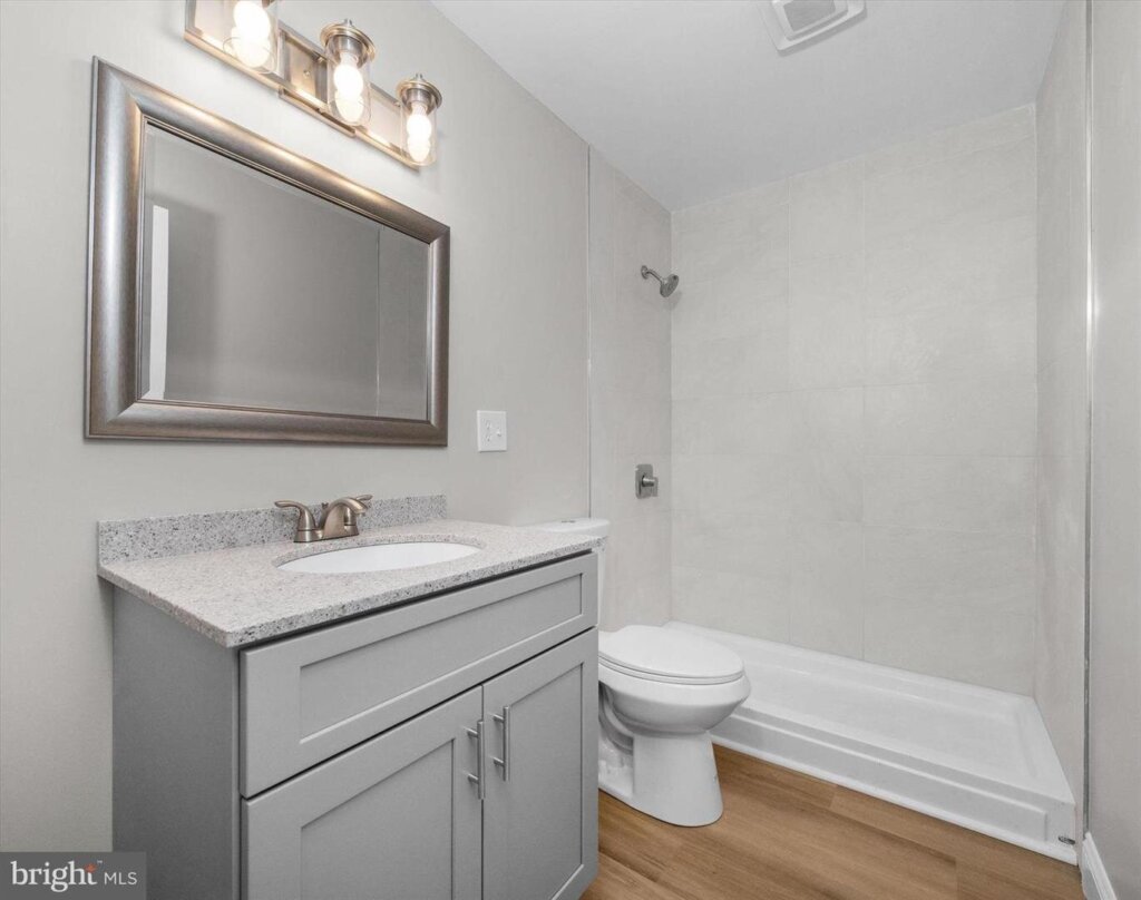 Renovated bathroom at 4 Rambo Terrace