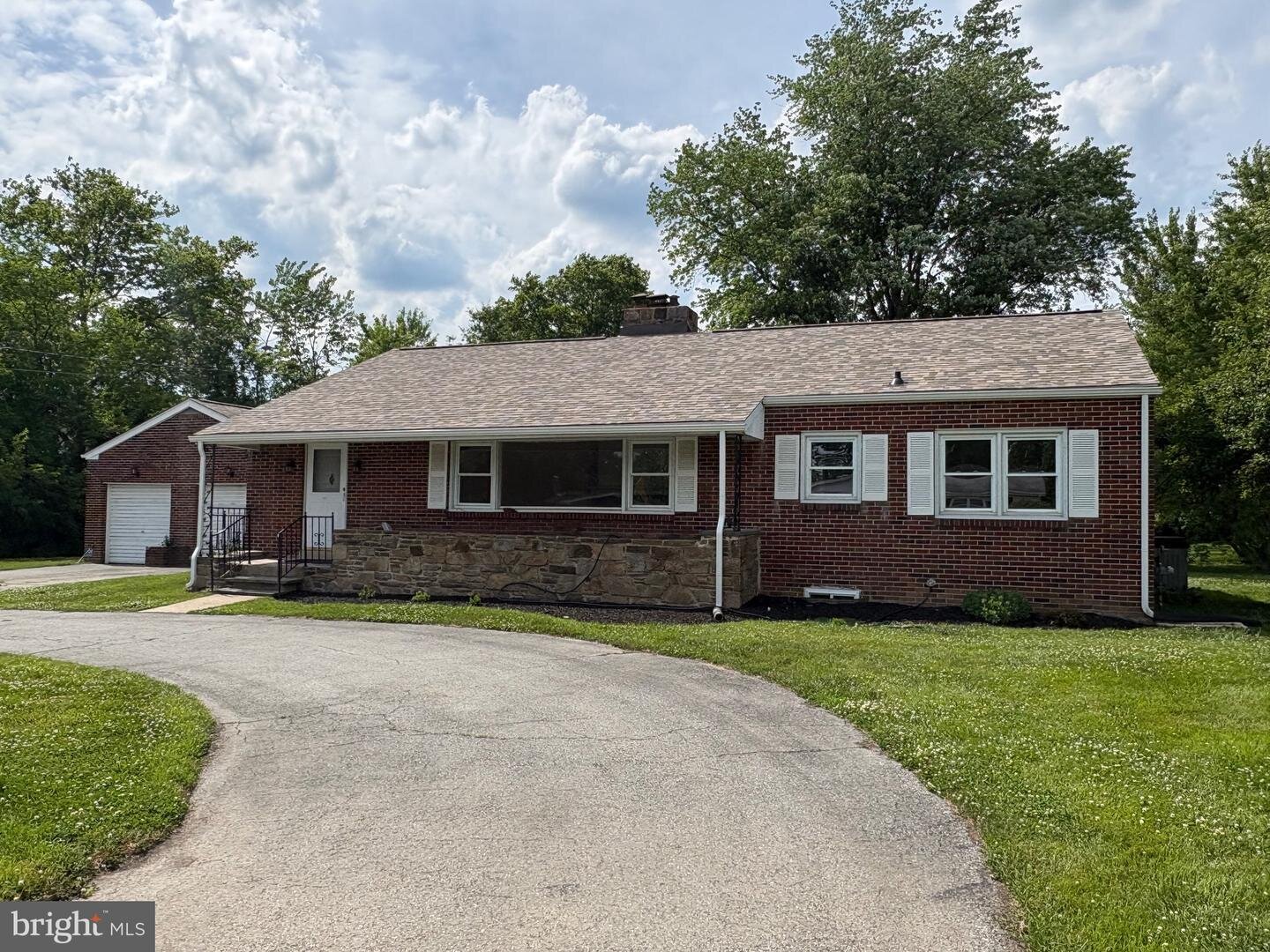 Exterior of the renovated 1215 Milltown Road home